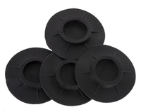 Set 4 picioruse pentru masina de spalat NEGRE - 1