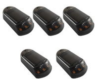 Set 5 lumini solare pentru acoperisul masinii cu inductie de lumina - 1