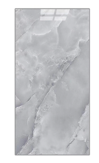 Set 5 Placi autoadezive pentru perete tip marmura gri impermeabila 30x60 cm - 1