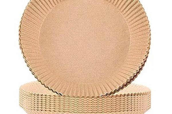 Set 50 hartii de copt ROTUNDE pentru friteuza Unica folosinta 16x4.5 cm Maro