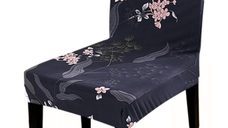 Set 6 huse pentru scaun model cu flori roz CC-80
