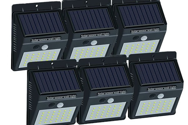 Set 6 Lampi BRIGHT 30 LED Solare cu senzor de miscare si lumina 1 mod ILUMINARE