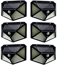 Set 6 Lampi Solare ULTRA 100 LED cu Senzor de Miscare si Lumina 3 Moduri ILUMINARE - 1