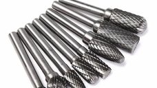 Set 8 Freze de Carbura 6mm pentru Prelucrarea Metalelor