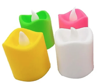 Set 8 lumanari artificiale colorate decorative - 1