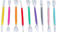 Set 9 ustensile modelatoare pentru fondant A69010