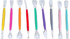 Set 9 ustensile modelatoare pentru fondant A69010