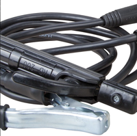 Set cablu de sudura cu cleste port-electrod + cablu de sudura cu cleste de masa mufa mare (2x1.5m ) - 1
