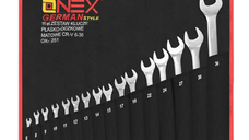 Set chei fixe combinate Onex 6 / 36mm cu 16 piese Cr V OX 251