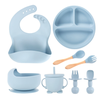 Set complet din silicon pentru diversificare bebelusi si copii - 1