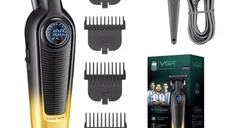 Set cu aparat de tuns fara fir VGR V 996 4 distantiere afisaj LED autonomie 300min