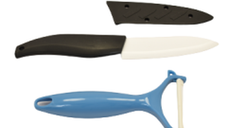Set cutit din ceramica+decojitor pentru legume