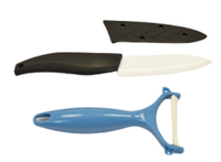 Set cutit din ceramica+decojitor pentru legume - 1