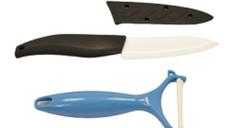 Set cutit din ceramica+decojitor pentru legume