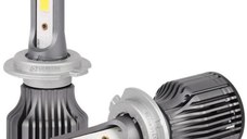 Set de 2 Lampi T3 H7 LED Auto cu o faza temperatura 6500K putere 36W 3800LM