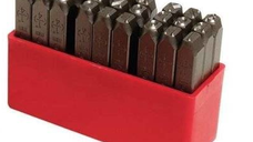 Set de 27 poansoane pentru litere de 10 mm