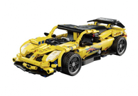 Set de constructie masina pentru copii Andowl JM801 cu 509 piese - 1