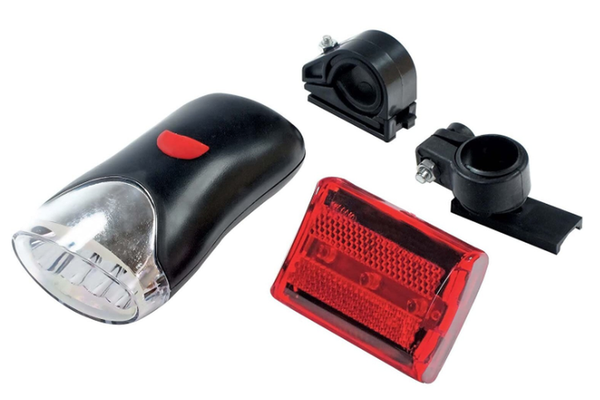 Set far si stop bicicleta BL 308 far 5W LED COB stop 5 LED rezistenta la intemperii