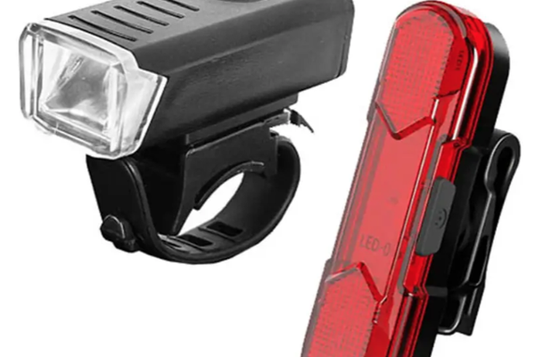 Set far si stop pentru bicicleta HY027 cu incarcare USB