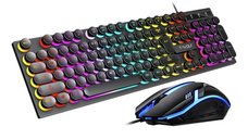 Set Gaming Tastatura cu iluminare RGB si Mouse TF270