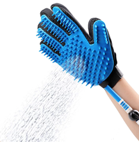 Set Manusa cu furtun pentru spalare si masaj animale - 1