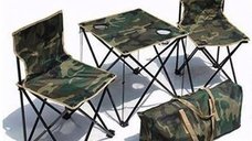 Set masa si 2 scaune pentru camping