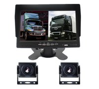 Set Monitor auto 2 camere metalice pentru tiruri  autocare  camioane - 1