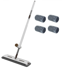 Set mop rotativ cu 4 lavete microfibra - 1