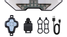Set semnalizator bicicleta HYD 040 cu incarcare USB si telecomanda