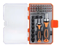 Set surubelnite cu clichet Andowl 42 în 1 Q GJ001 Portocaliu/Negru - 1