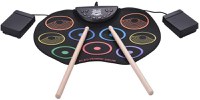 Set Tobe electronice digitale din Silicon cu pedale de picior 9 USB 9 Paduri de tobe colorate - 1