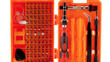 Set Trusa Surubelnite de Precizie 115 in 1 din Otel pentru Telefoane Prize Console Electrocasnice Q LS9807