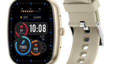 Smartwatch S5 BEJ cu Monitorizare a Sanatatii si Design Elegant