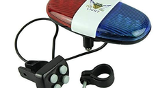 Sonerie electronica pentru bicicleta 4 moduri de sunet iluminare LED material durabil