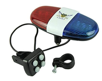 Sonerie electronica pentru bicicleta 4 moduri de sunet iluminare LED material durabil - 1