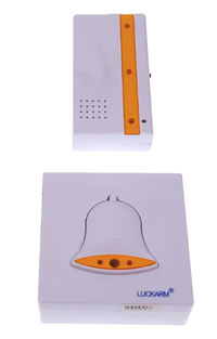 Sonerie pe baterii cu buton Wireless lumini si 30 melodii LUCKARM 691LB - 1