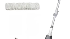 Stergator de geamuri 2 IN 1 telescopic si reglabil alb 40-145 cm AA108