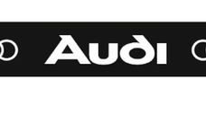 Stiker parasolar auto sau haion/parbriz AUDI 125 X 15 cm