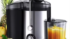 Storcator de fructe si legume 800W cu 2 viteze+Pulse Anti picurare,Negru/Inox