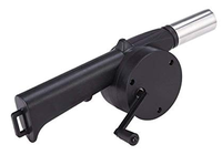 Suflanta manuala pentru gratar intretinerea focului din plastic si otel 25cm - 1