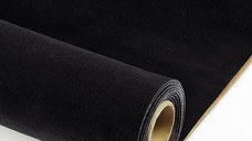 Sul autoadeziv catifea 0.75 x 2.5m NEAGRA pentru mobilier si tapiterii