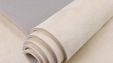 Sul piele sintetica tip Alcantara 0.75 x 2.5m CREM IVORY tapiterii capitonaje auto