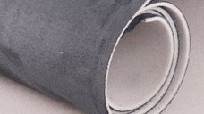 Sul piele sintetica tip Alcantara 0.75 x 2.5m GRI INCHIS tapiterii capitonaje auto