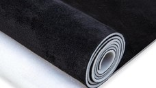 Sul piele sintetica tip Alcantara 0.75 x 2.5m NEGRU tapiterii capitonaje auto