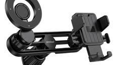 Suport auto dublu mobil cu brat reglabil si suport magnetic Andowl Q ZJ112