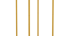 Suport de haine rotativ din metal organizare spatiu durabil si stabil 130 x 75 cm Auriu