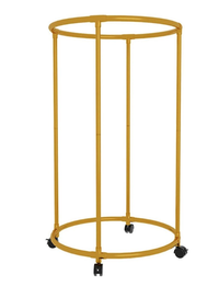 Suport de haine rotativ din metal organizare spatiu durabil si stabil 130 x 75 cm Auriu - 1