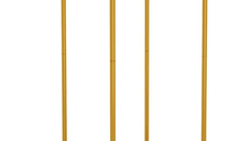 Suport de haine rotativ din metal organizare spatiu durabil si stabil 130 x 75 cm Auriu