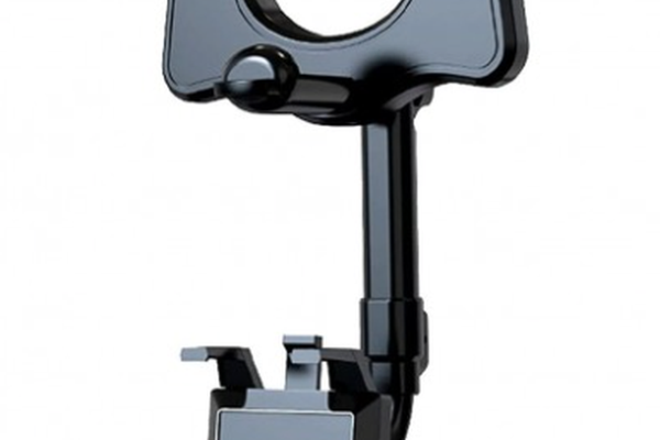 Suport de telefon auto Q ZJ008 prindere pe oglinda retrovizoare brate ajustabile rotativ