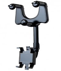 Suport de telefon auto Q ZJ008 prindere pe oglinda retrovizoare brate ajustabile rotativ - 1